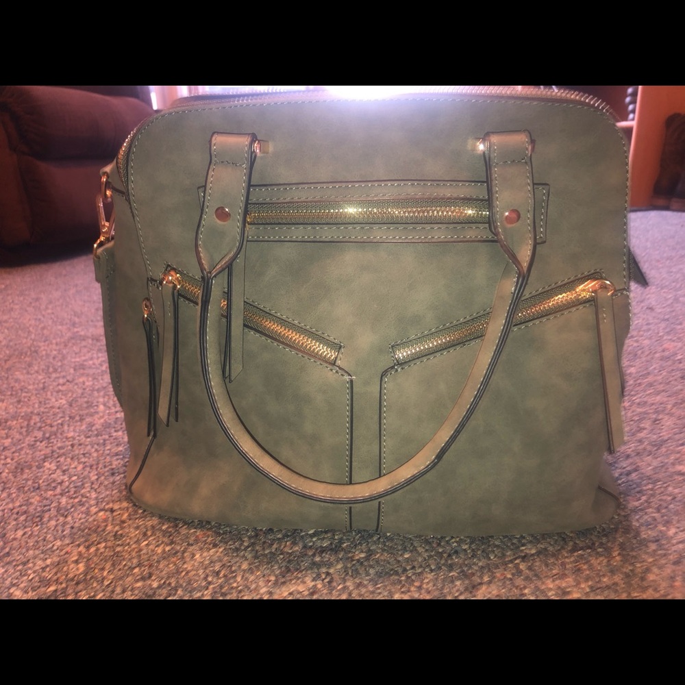 Olive Green Crossbody/shoulder bag